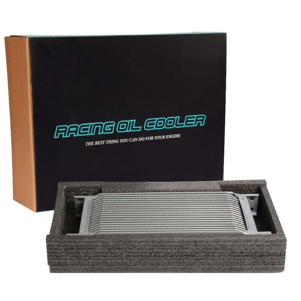 PIT66 30 Row 10AN Universal Aluminum Engine Transmission Oil Cooler