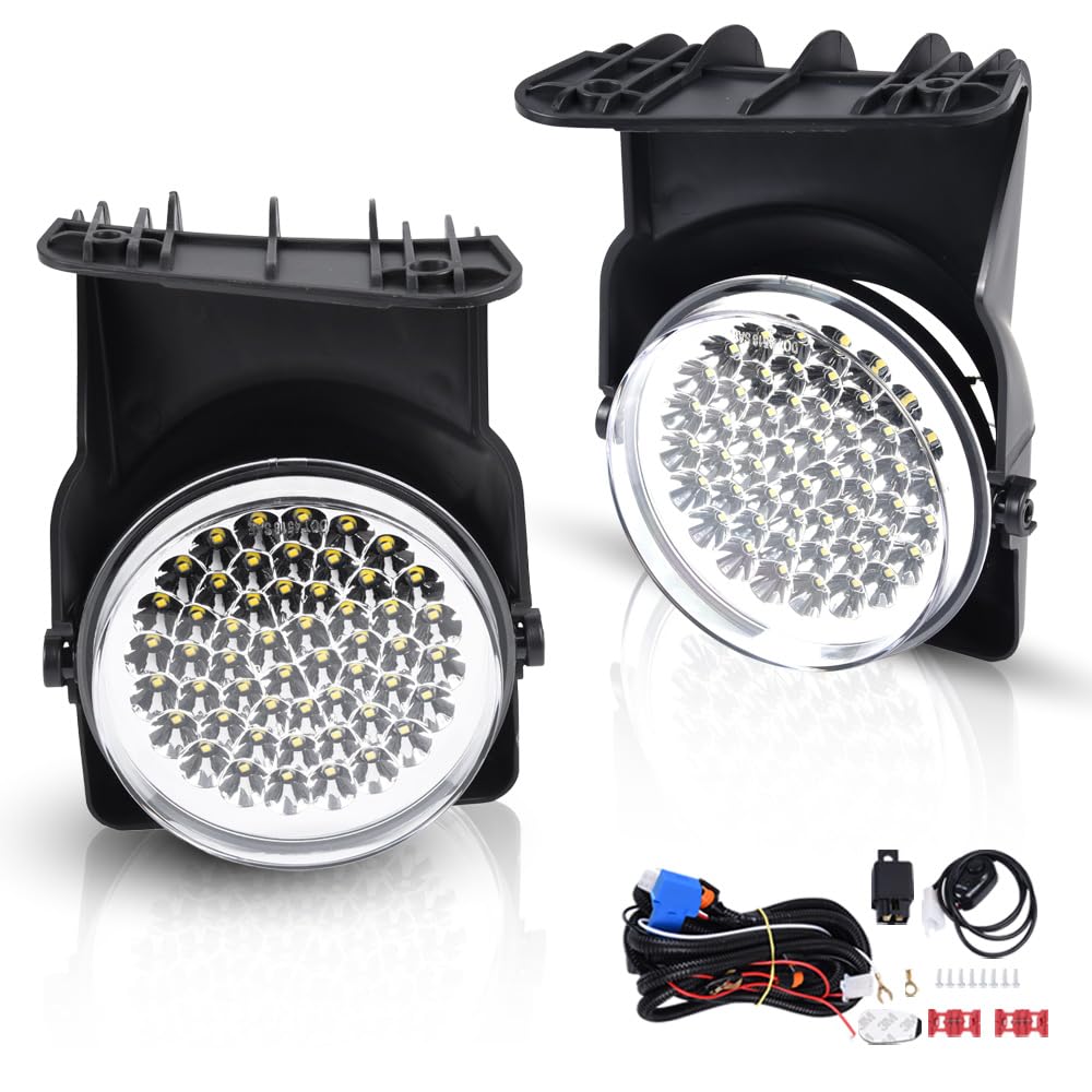 PIT66 LED Fog Lights with Wire Harness