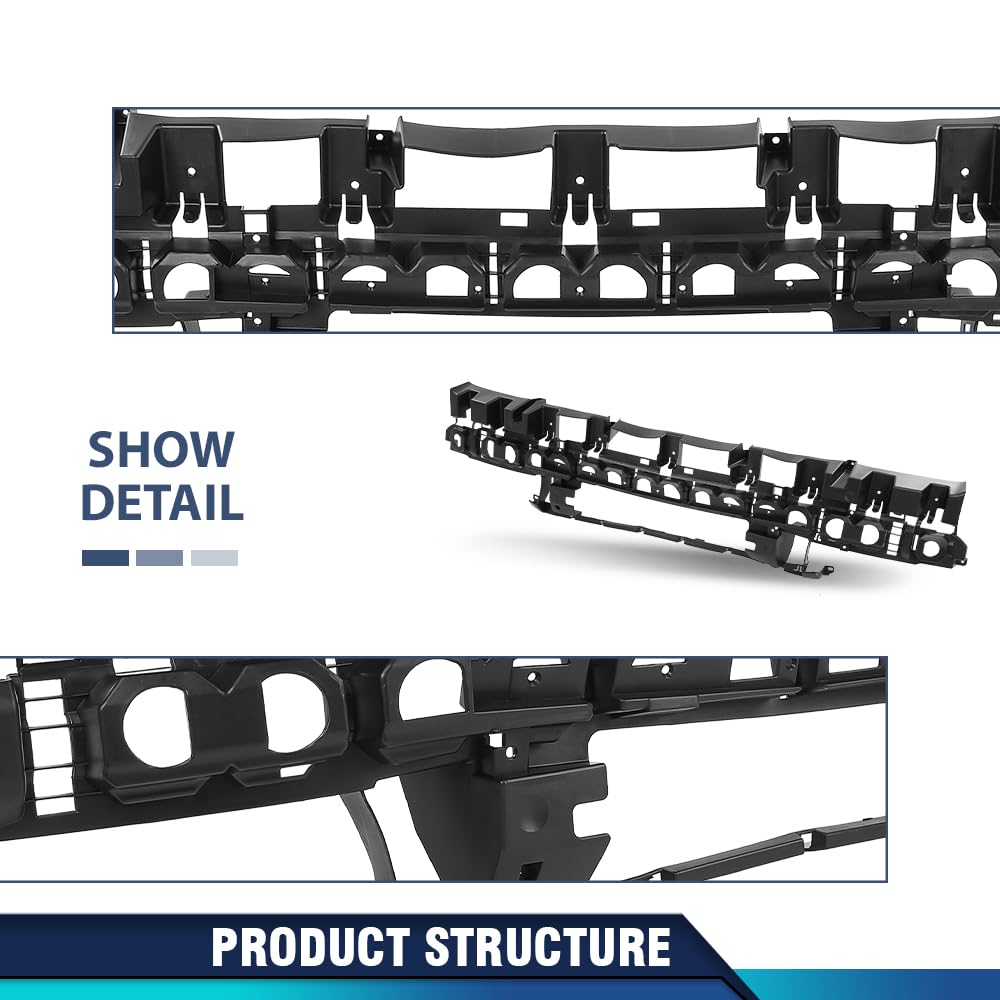 PIT66 Rear Bumper Impact Absorber, FO1170150 Black
