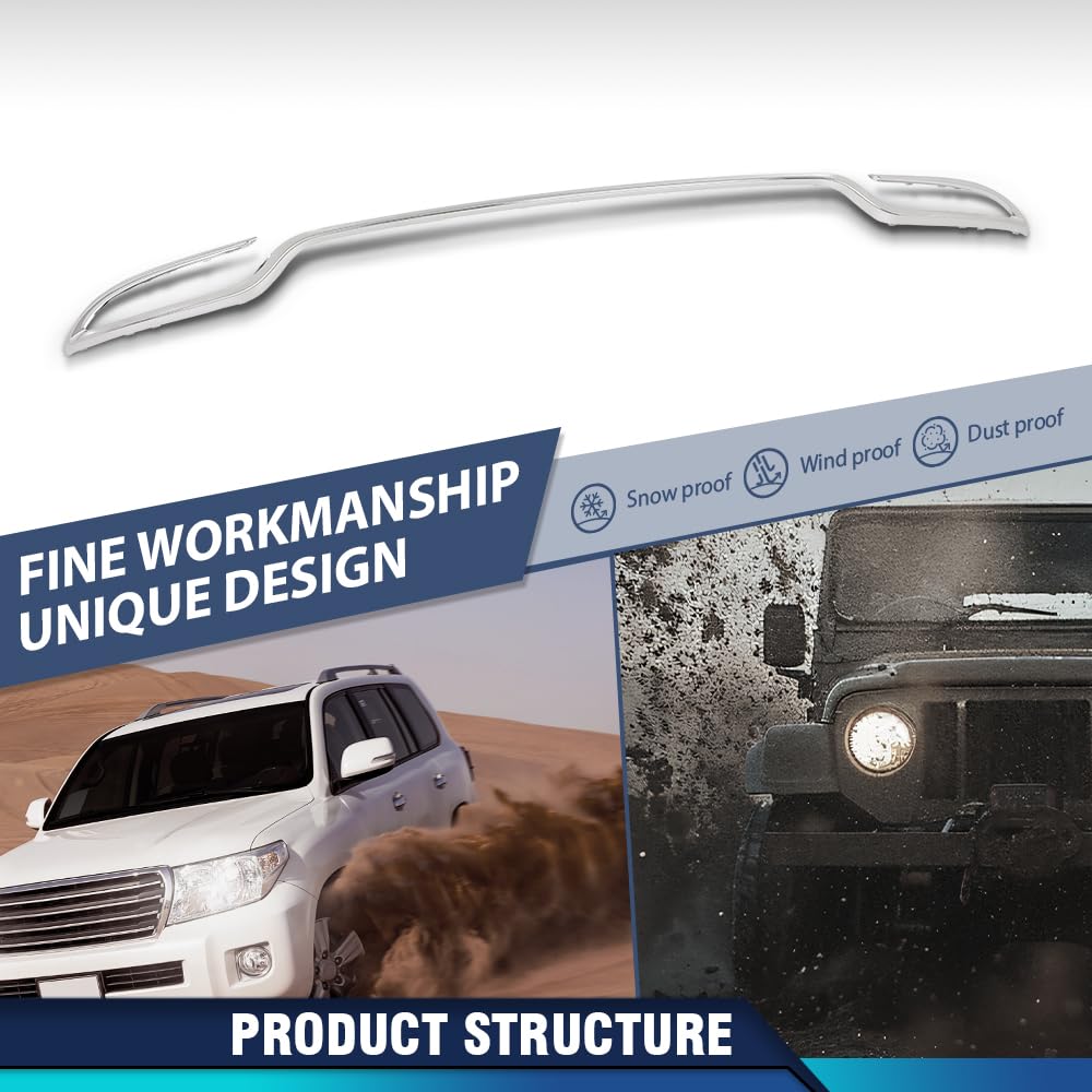 PIT66 Rear Bumper Trim Molding, MB1144119 Silver