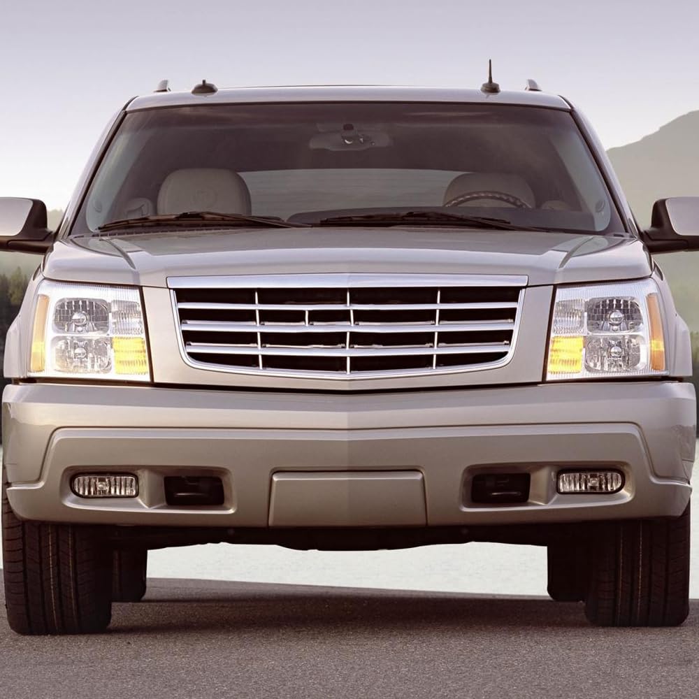 PIT66 Front Bumper Fog Lights Compatible with 2002-2006 Cadillac Escalade