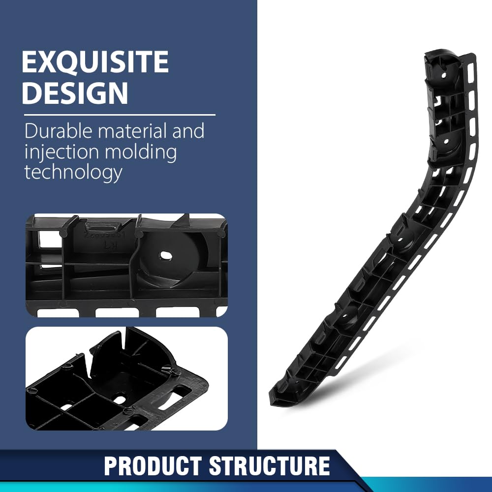 PIT66 Rear Left Bumper Outer Bracket, Black