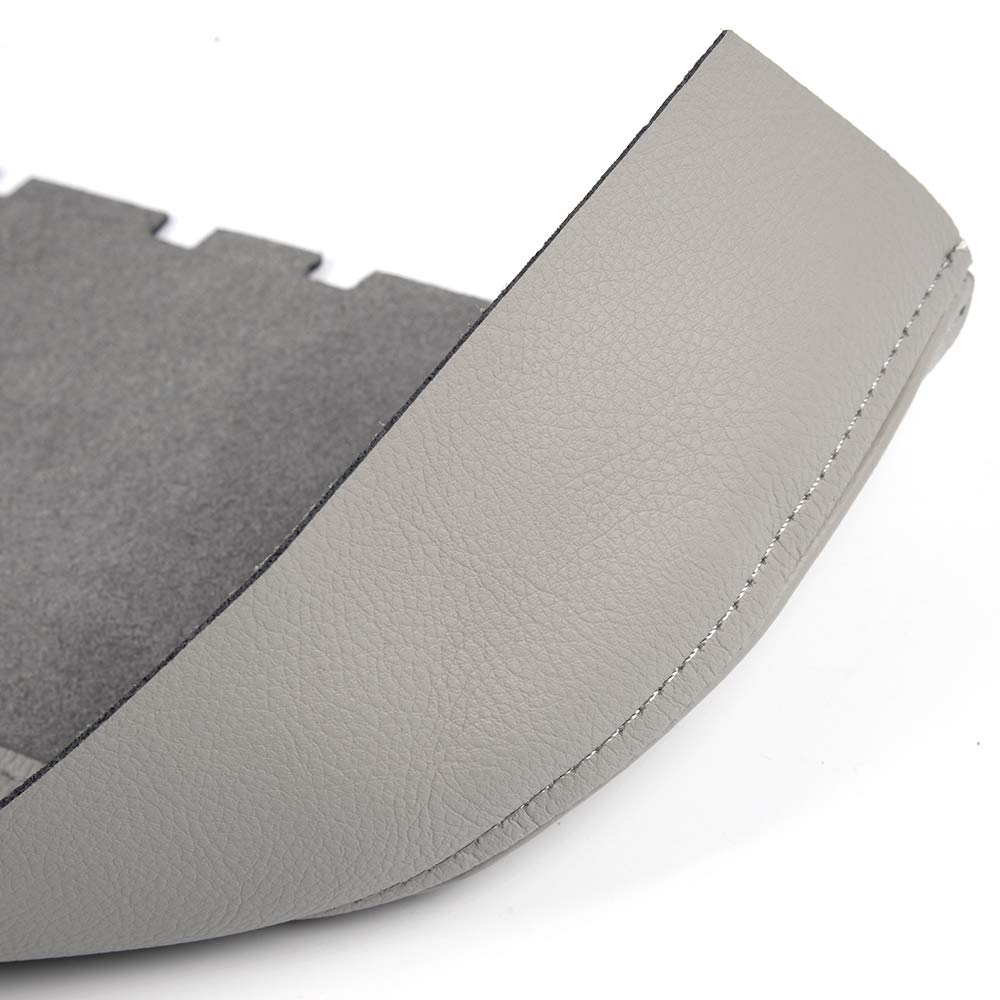 PIT66 Front Door Panels Armrest Covers Fit 2009-2015 Honda Pilot Gray