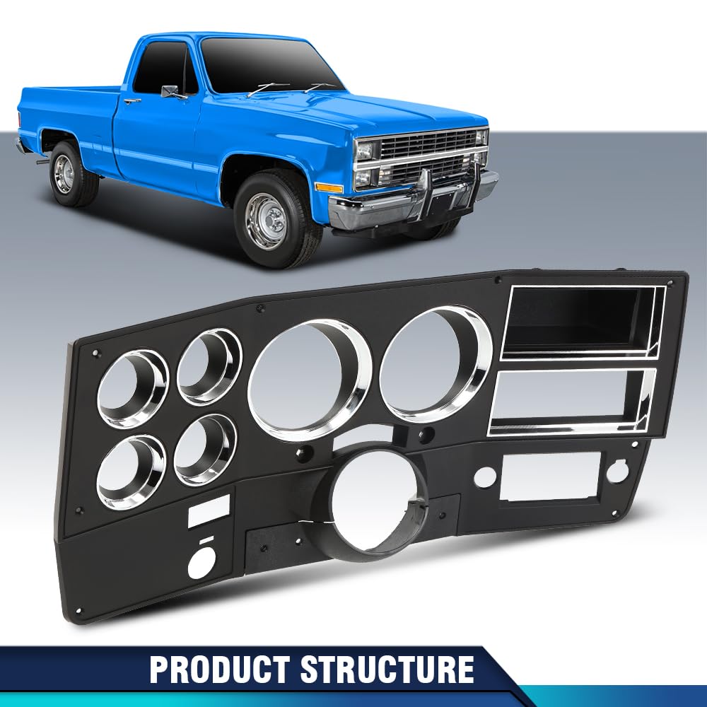 PIT66 Dash Bezel Storage Box Fit Chevy GMC Truck Blazer Suburban 1981-1983