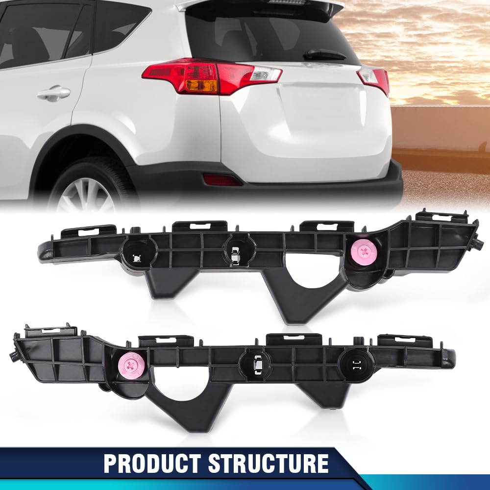 PIT66 Rear Bumper Support Bracket Plastic Left & Right Side