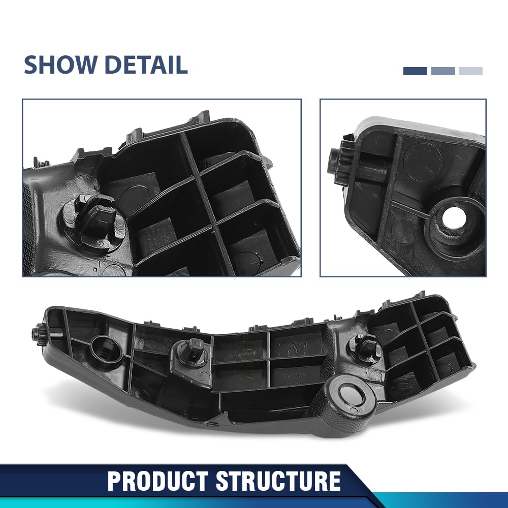 PIT66 Front Left Bumper Retainer Support Bracket, TO1032126 POM Plastic