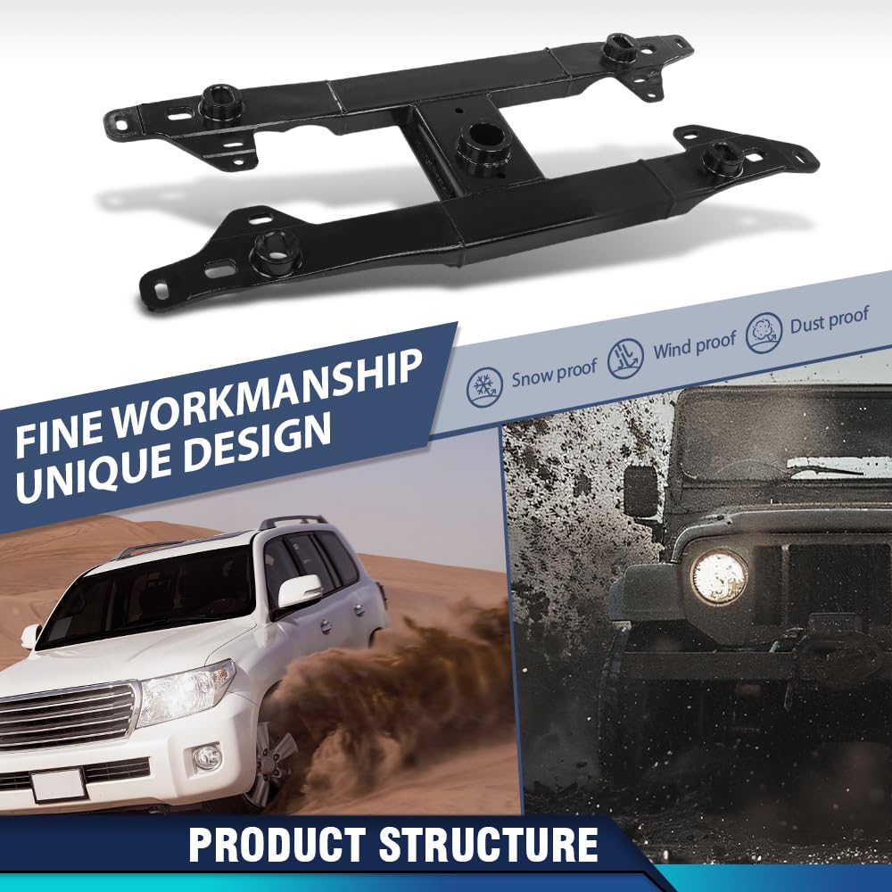 PIT66 5th Wheel Gooseneck Trailer Hitch Package Kit Compatible with Ford F250 F350 F450 F550 Super Duty Truck 2017 2018 2019 2020 2021 2022, Fit 6.75' Or 8' Bed Lengths LC3Z-5F057-A Black