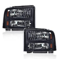 PIT66 Headlight Assembly Fit 1999-2004 Ford F250 F350 F450 F550 Super Duty