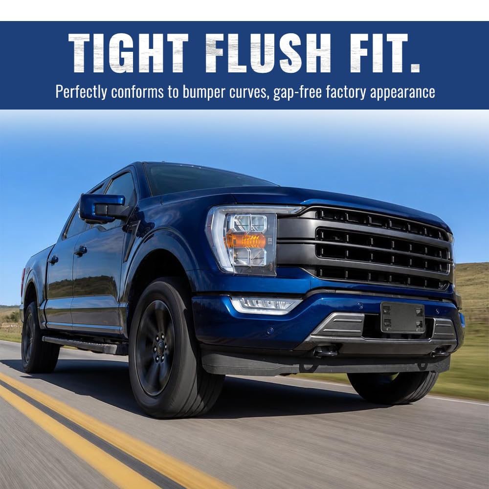 PIT66 Bumper License Plate, Fit 2015-2017 Ford F150