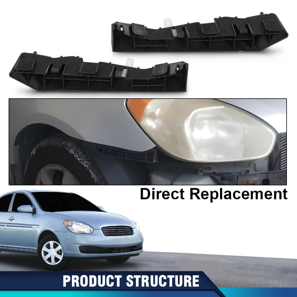 PIT66 Front Upper Bumper Brackets Set