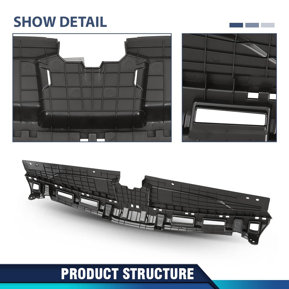 PIT66 Radiator Grille Upper Cover Compatible with Kia Forte 2019-2023