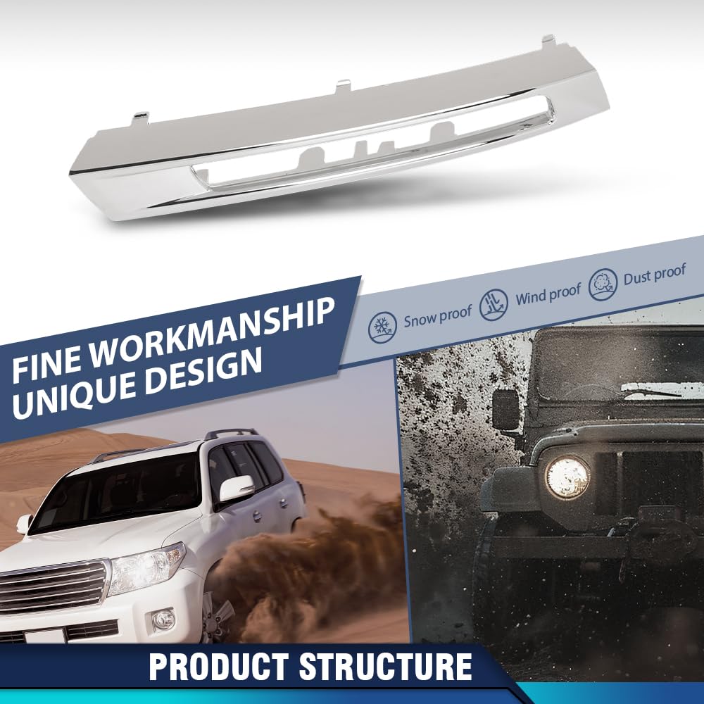 PIT66 Left & Right Fog Light Trim Cover Pair