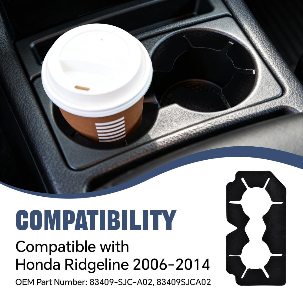 PIT66 Console Cup Holder Foam Sheet Insert Fit 2006-2014 Honda Ridgeline