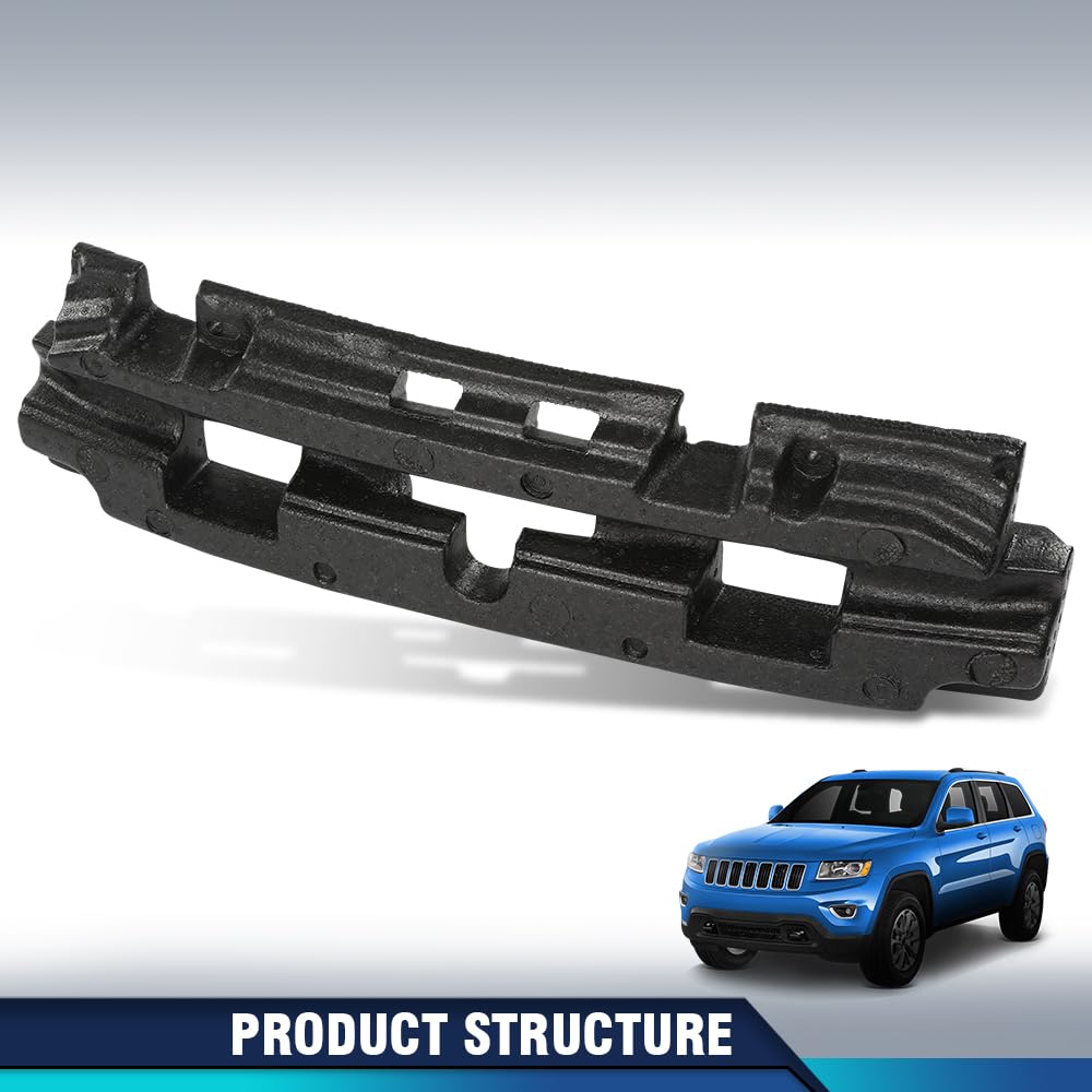 PIT66 Front Bumper Foam Energy Impact Absorber, Black