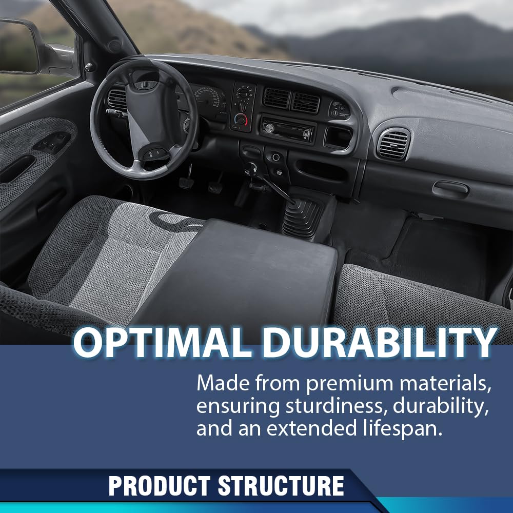 PIT66 Mist Gray Dash Core Structure Frame Fits Dodge Ram 1998‑2001