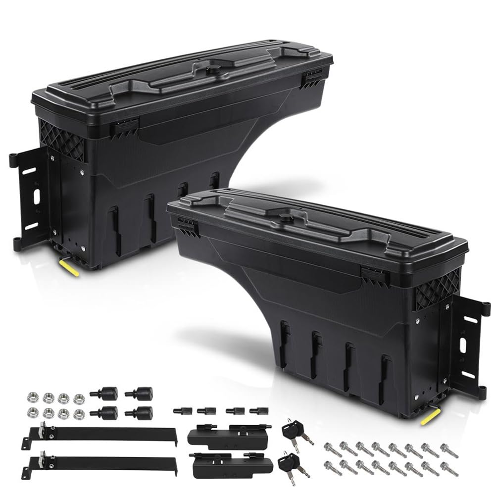 PIT66 Truck Bed Storage Box Left Right Fit Silverado & Sierra 1999-2007