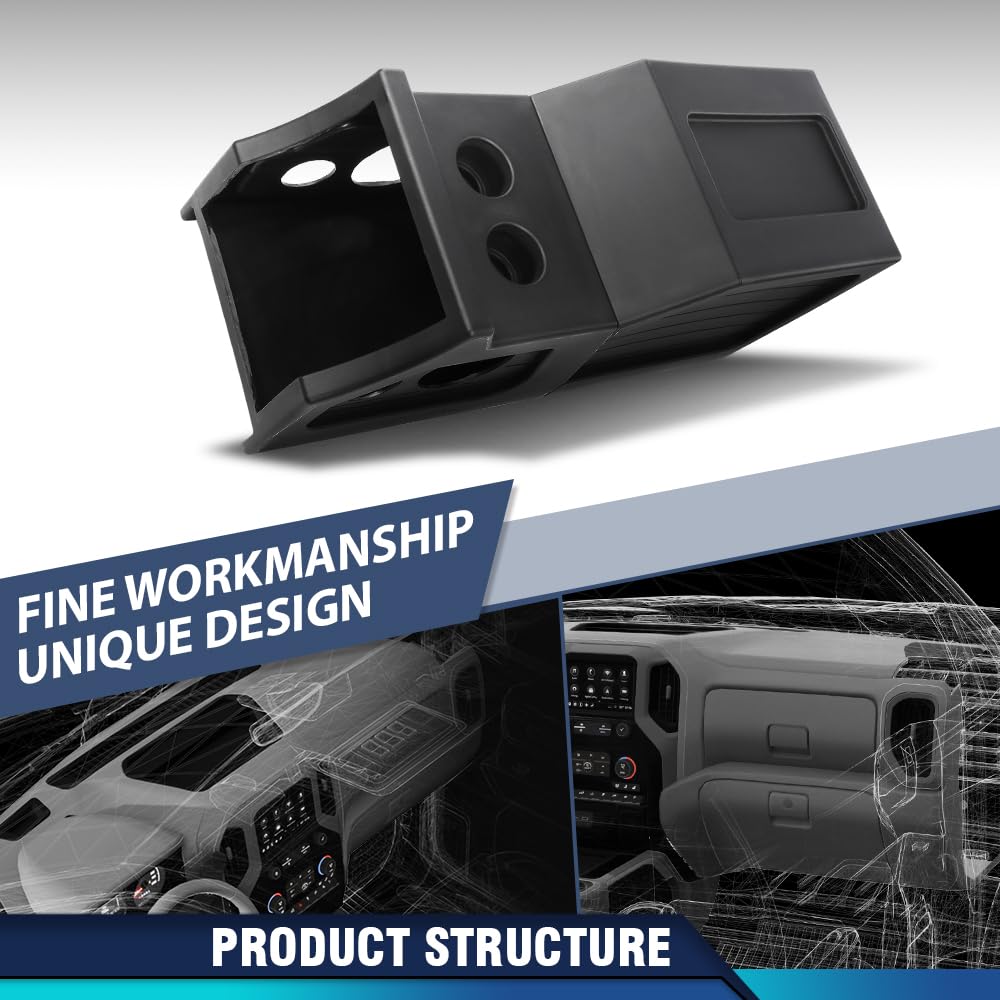 PIT66 12" Center Console Subwoofer Sub Box Fit Chevy/GMC Crew Cab 200-2013