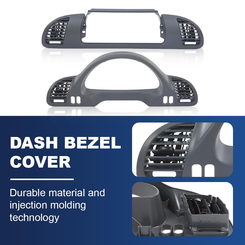 PIT66 Dash Panel Bezel W/A/C Nozzle Fits Dodge Sprinter 2002‑2006