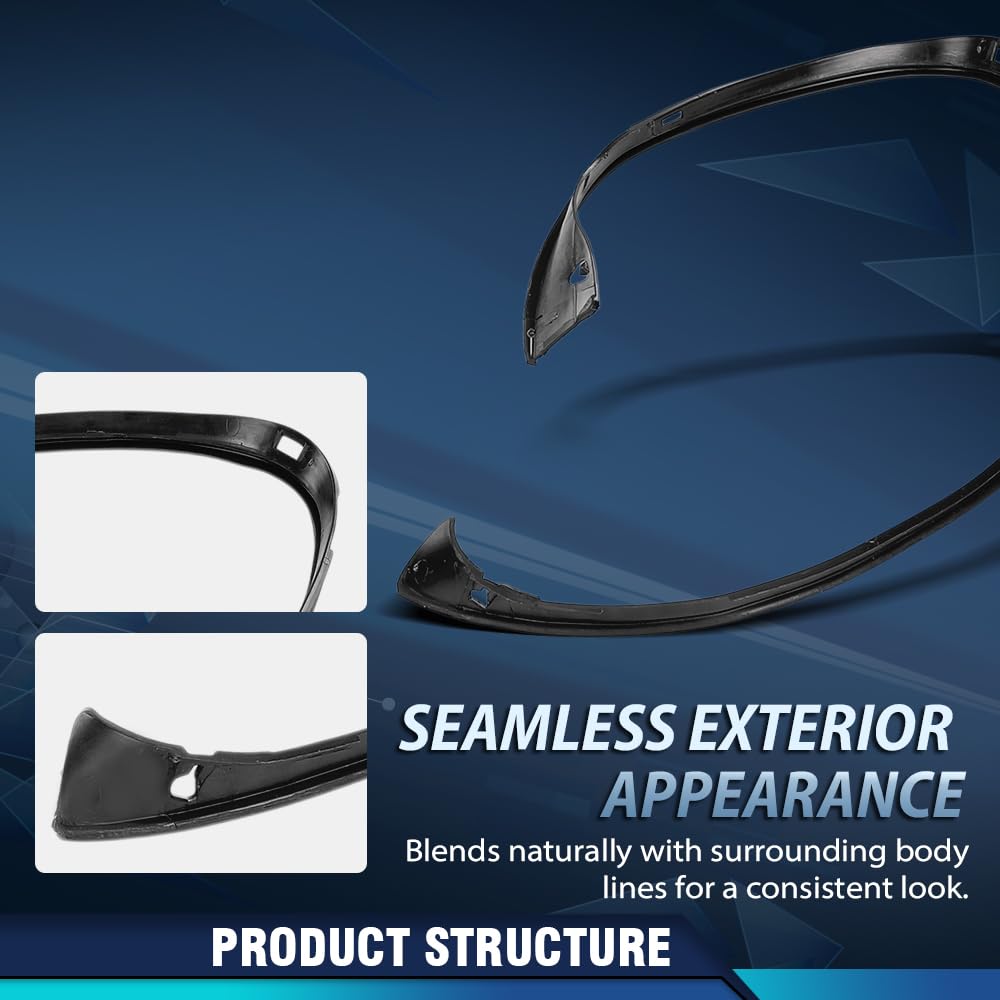 PIT66 Headlamp Sealing Trim Strip Fit Porsche Cayenne 2011-2014