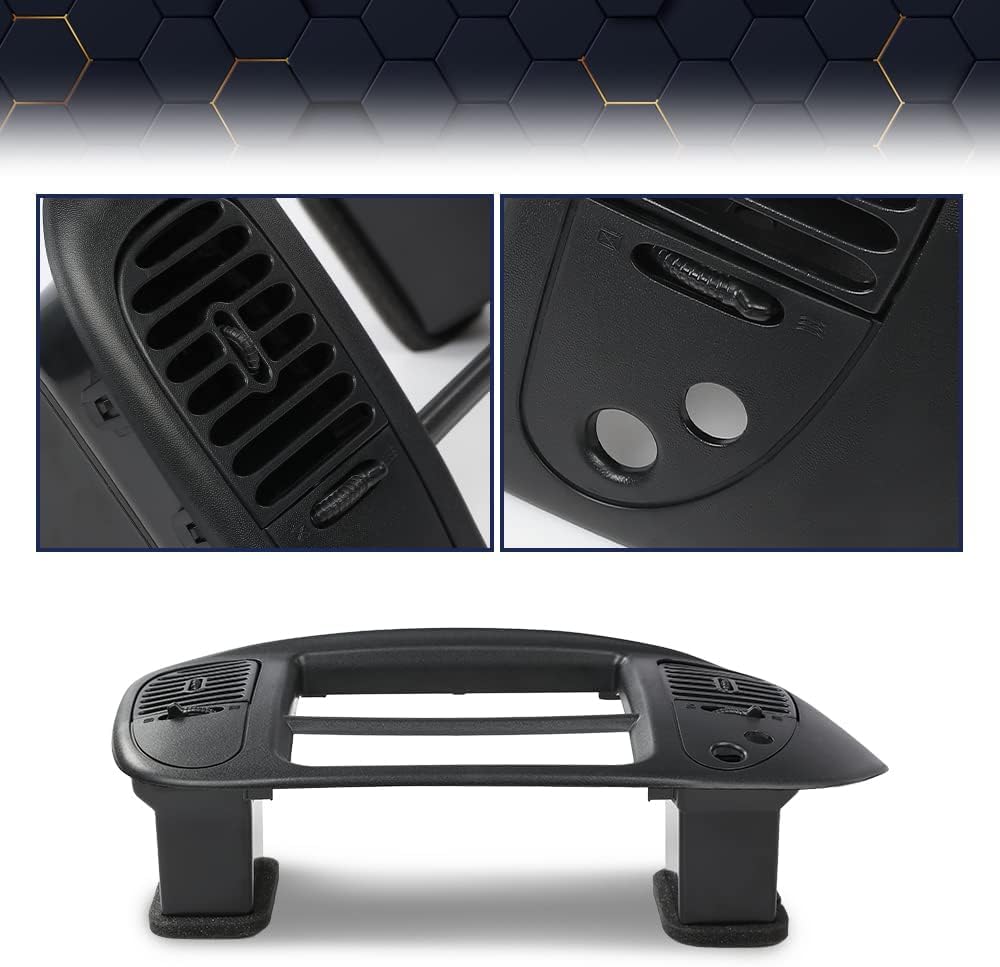 PIT66 Radio Dash Bezel&Center Dash Fit Ford F150 Expedition 1997-2003 Black