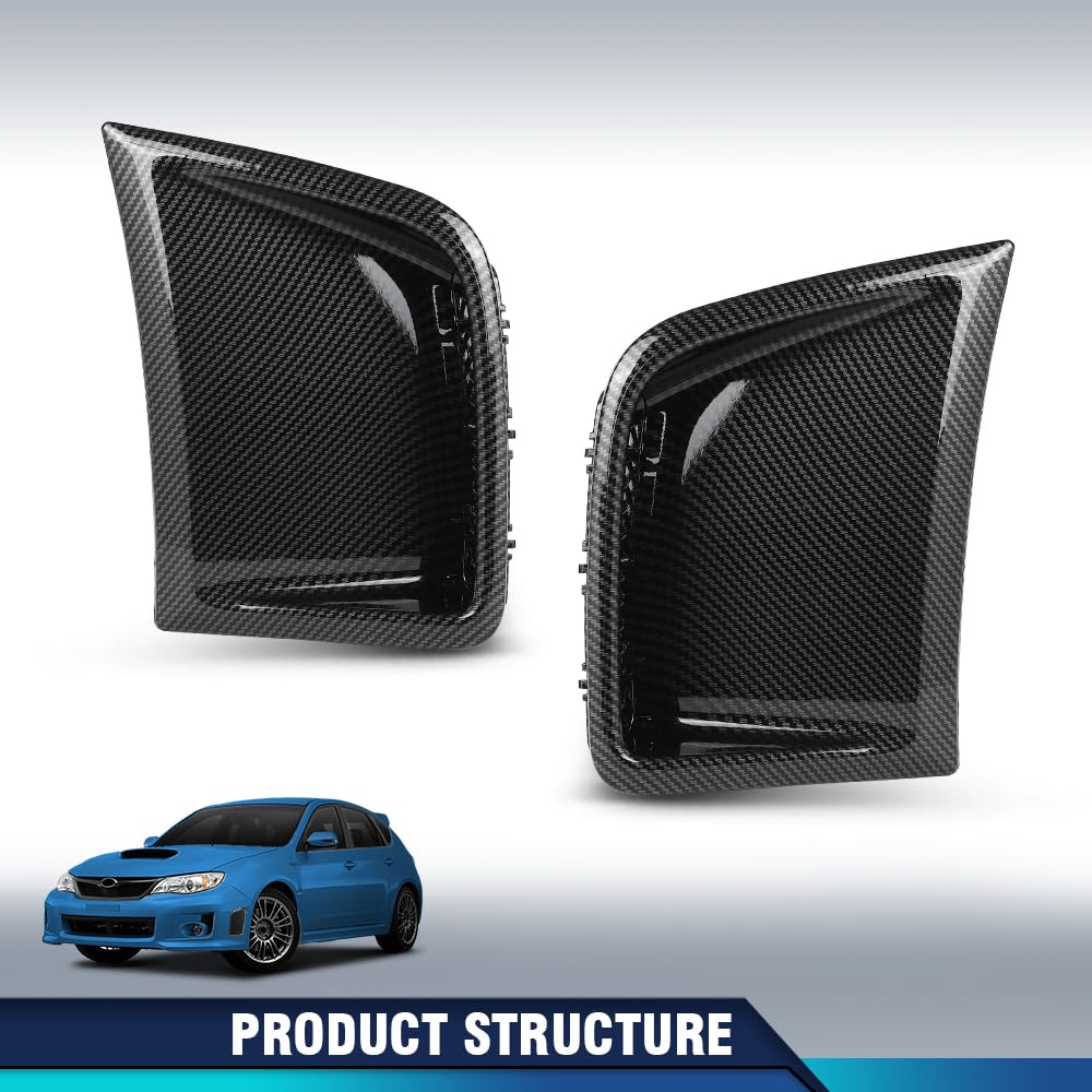 PIT66 Front Bumper Side Air Vents Corner Cover, Plastic