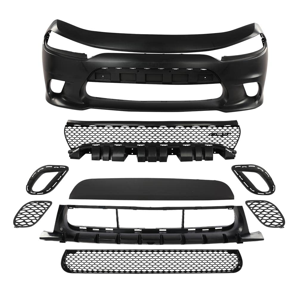 PIT66 Front Bumper Replacement Body Kit Fit 2015-2022 Dodge Charger SRT