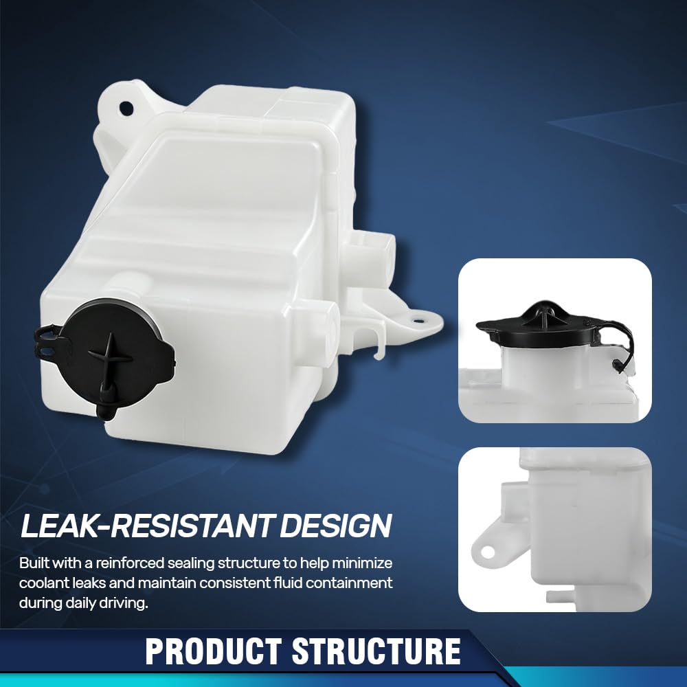 PIT66 Coolant Reservoir Tank PP White Fit Toyota RAV4 2019-2025