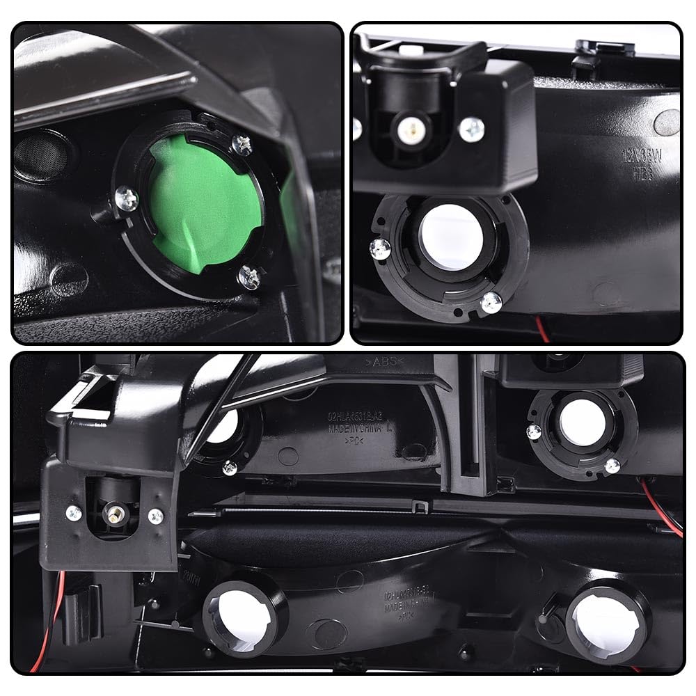 PIT66 LED DRL Headlights Fit 1999-2002 Chevy Silverado 1500/2500/3500 HD