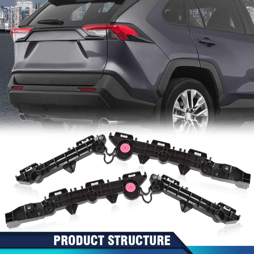 PIT66 Rear Bumper Brackets Set of 2, Right Side 521550R070