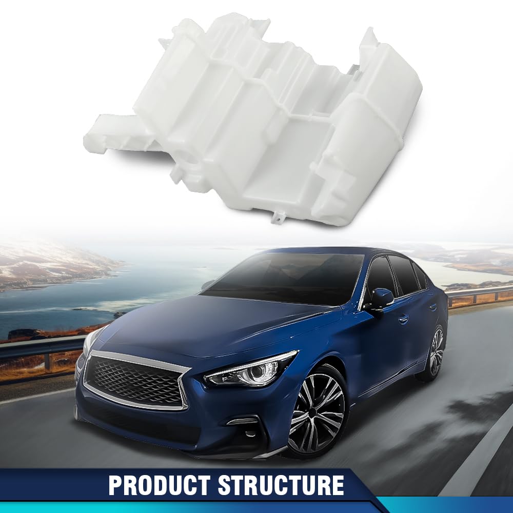 PIT66 Windshield Washer Bottle Tank Compatible with Infiniti Q50 2014-2022 / Infiniti Q60 2017-2020 28910-4HB0A 289104HB0A