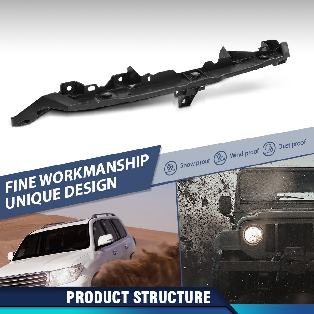 PIT66 Front Lower Radiator Support Assembly Compatible with Porsche Cayenne 2011 2012 2013 2014 2015 2016 2017 2018 95850473100 Black