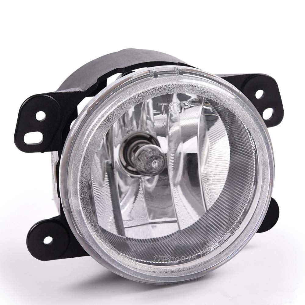 PIT66 Front Bumper Fog Light, Compatible With 11-14 Dodge Charger/10-18 Dodge Journey/11-13 Jeep Grand Cherokee/10-18 Jeep Wrangle/14-16 Jeep Cherokee, Fog Light Lamp Accessories, faros antiniebla