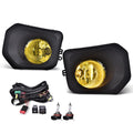 PIT66 Yellow Lens Driving Fog Lights Bumper Lamp Bezel Kit Compatible with Toyota Tacoma 2016-2021, 812200W040, TO2592124, 812100W050, TO2593124