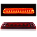 PIT66 LED 3rd Brake Light, Compatible with 09-14 Ford F150 Rear High Mount Stop Parking Lights Assembly Third Brake Cargo Lamps Clear Housing Red Lens