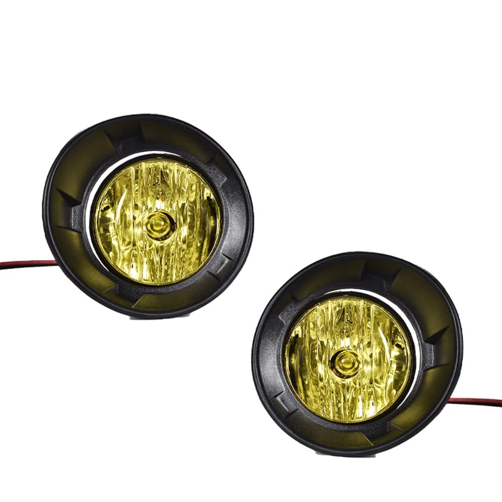 PIT66 Fog Lights, Compatible with 2010-2013 Chevy Camaro (Not Fit for ZL1 Models or RS (RALLY SPORT) Models) Yellow #GM1038118