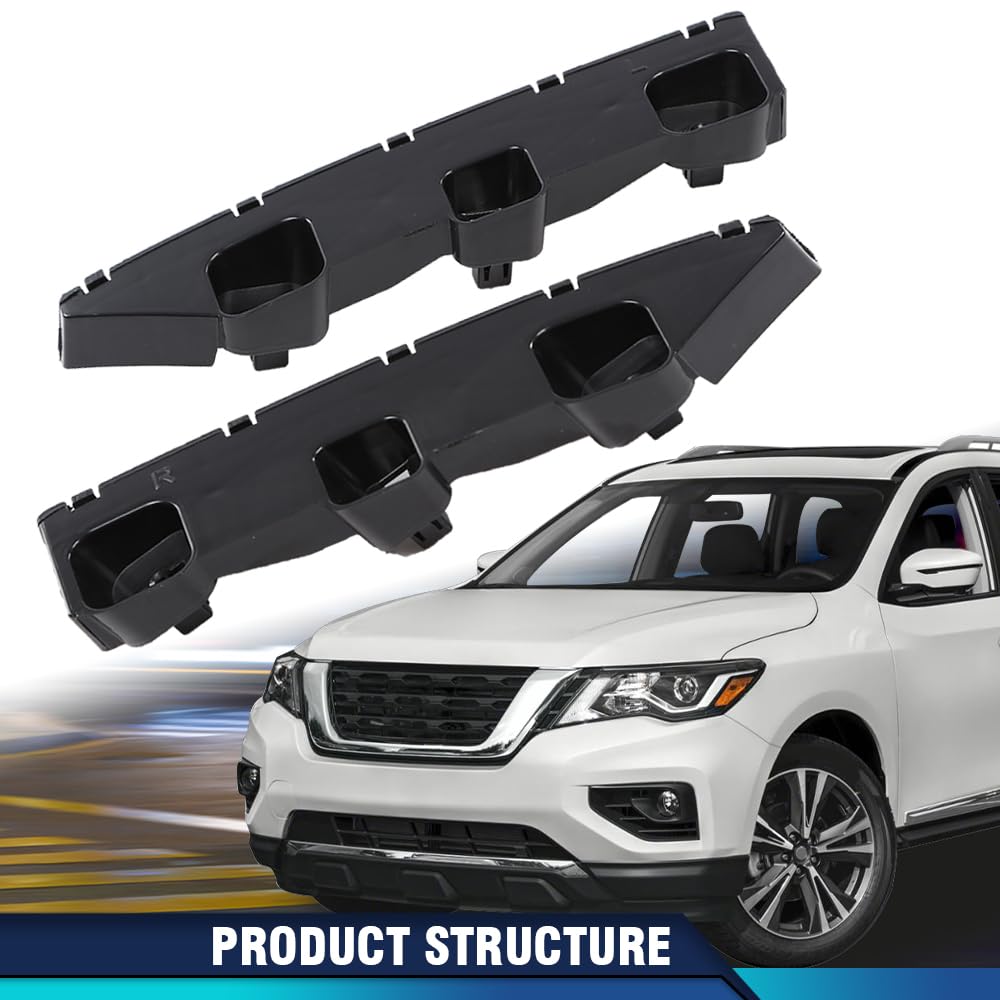 PIT66 Front Bumper Brackets Set of 2, Right Side NI1042107 NI1043107