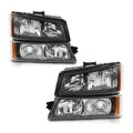 PIT66 Headlights Assembly Fit 2003-2006 Chevy Silverado 1500/2500/3500 HD