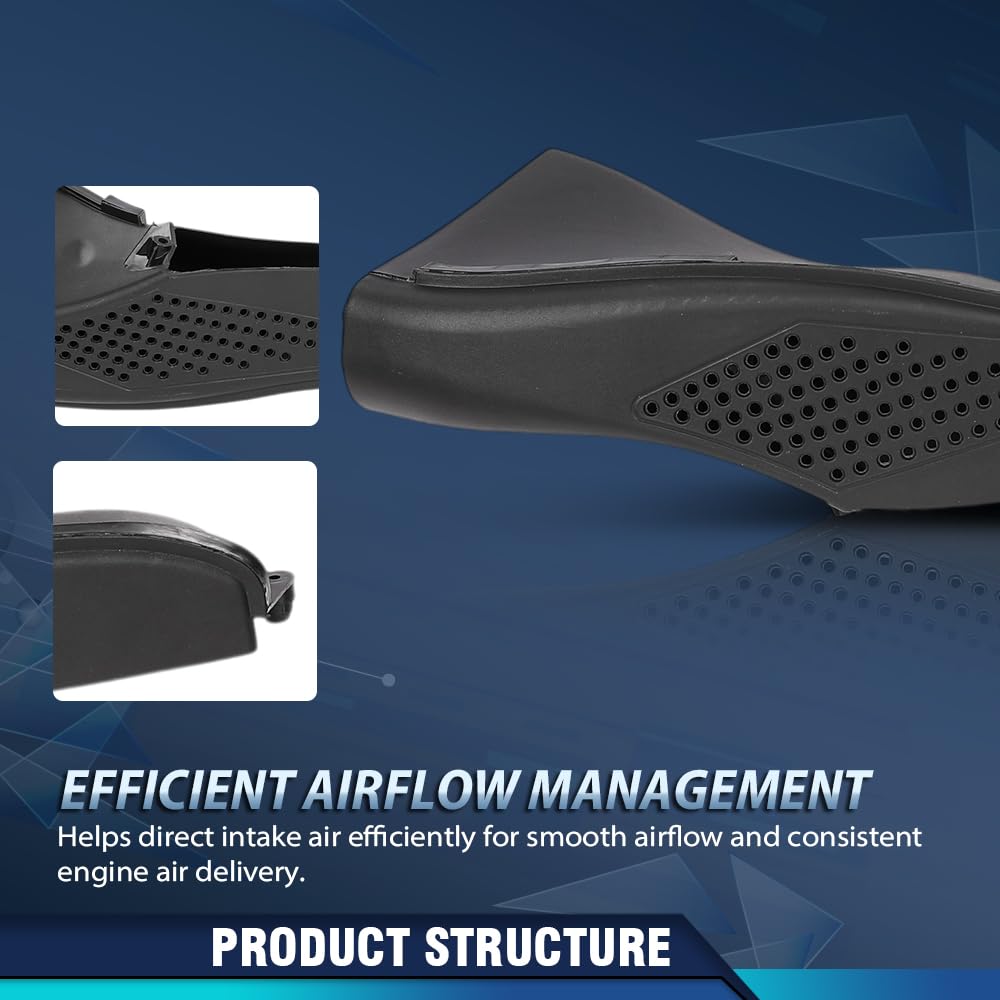 PIT66 Air Intake Guide PP Black Fit Audi A4 8W B9 8W0129618F