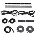 PIT66 Door Window Trim Molding Seal Garnish Whisker Set