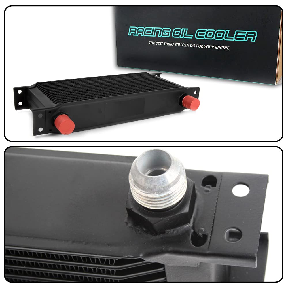 PIT66 10 Row 10AN Universal Aluminum Engine Transmission Oil Cooler Kit