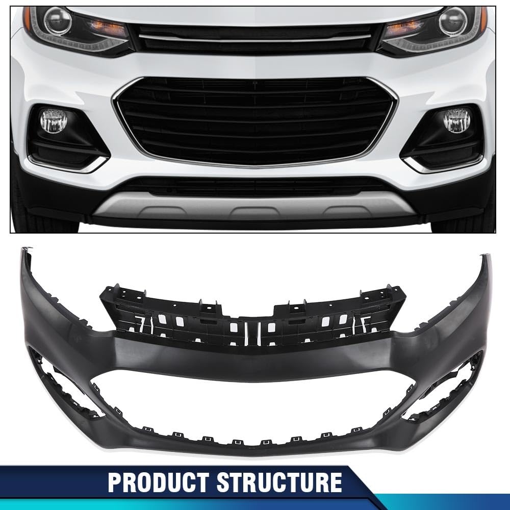 PIT66 Upper Front Bumper Cover Primered Fit Chevy Trax 2017-2020