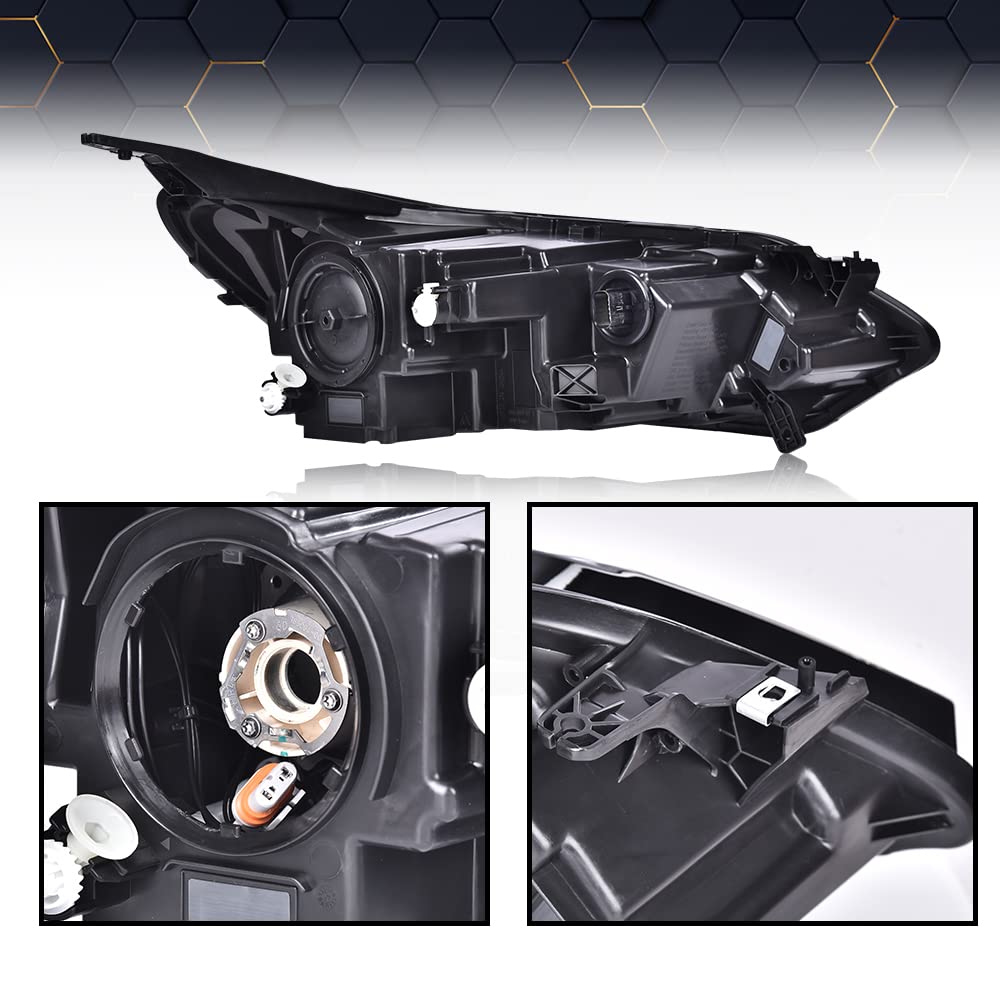 PIT66 LED DRL Headlights Assembly Headlamps Compatible with Chevy Equinox w/Factory Halogen Headlight 2018-2020(Not Fit w/Factory HID/Xenon Headlight Models) 84258448