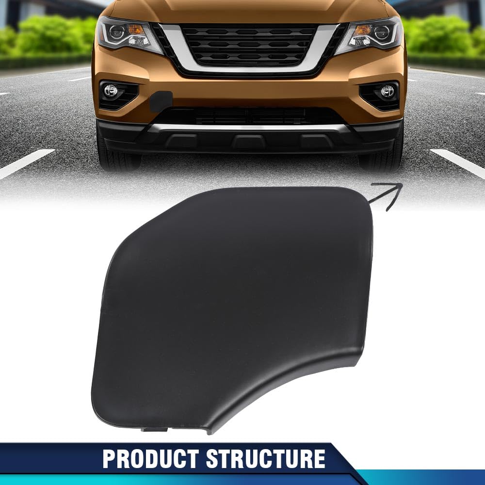 PIT66 Front Bumper Bracket Tow Eye Cap Hook Cover, Right Side 622A0-9PF0A