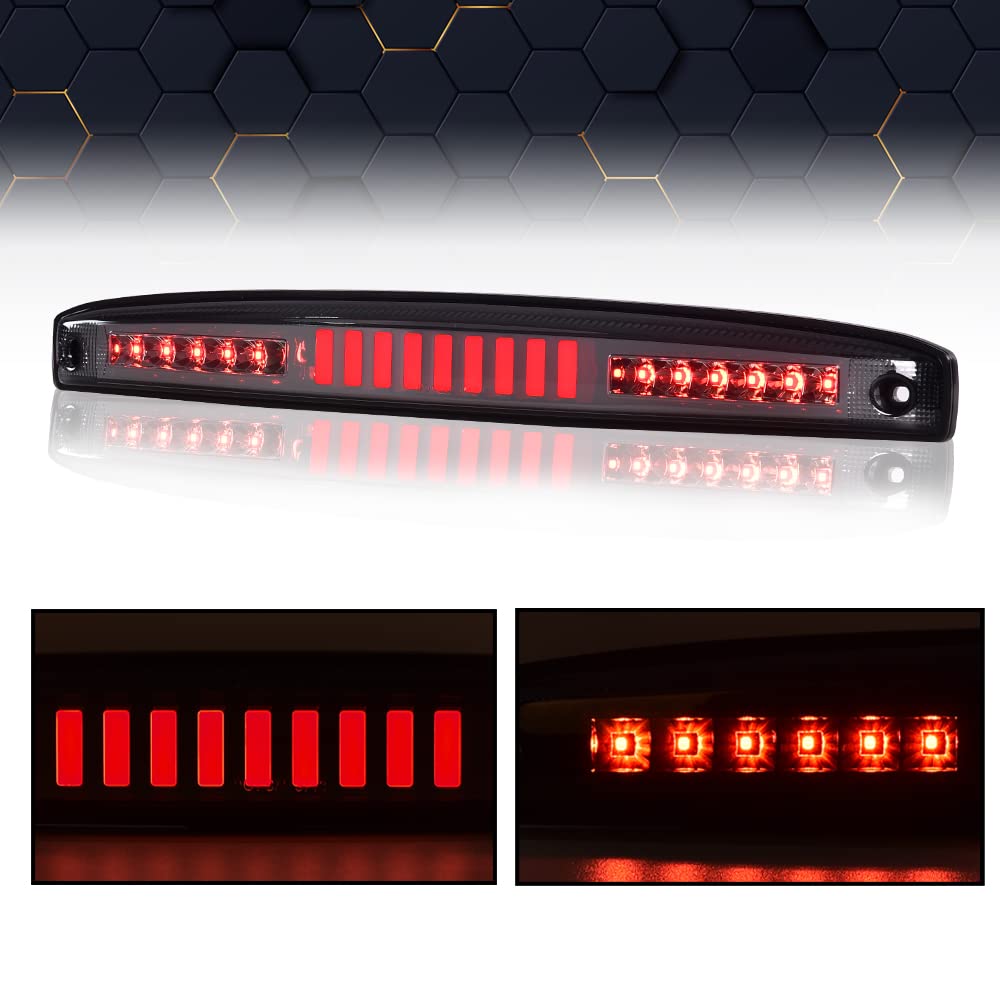 PIT66 LED 3rd Brake Light Fit Dodge Ram 2500 3500 2003-2006 Chrome Housing