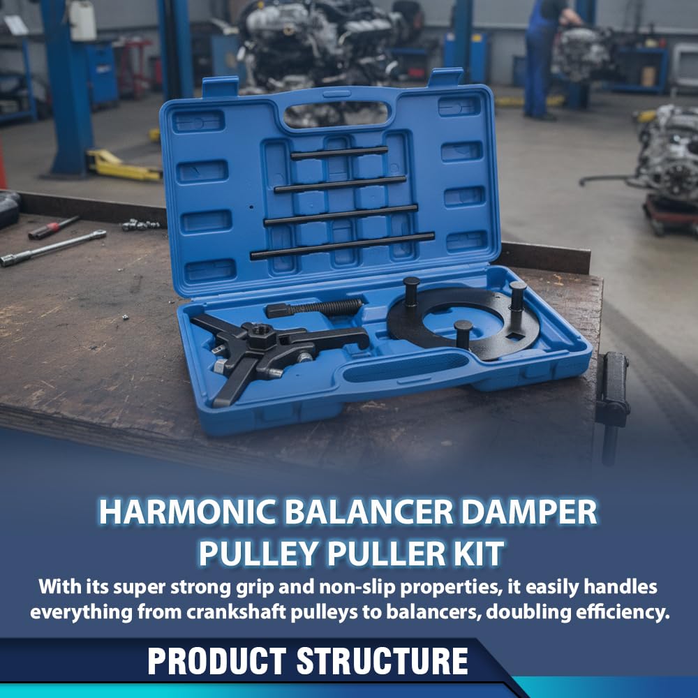 PIT66 Harmonic Balancer Damper Pulley Puller Fit Chevy GM Chrysler Ford etc