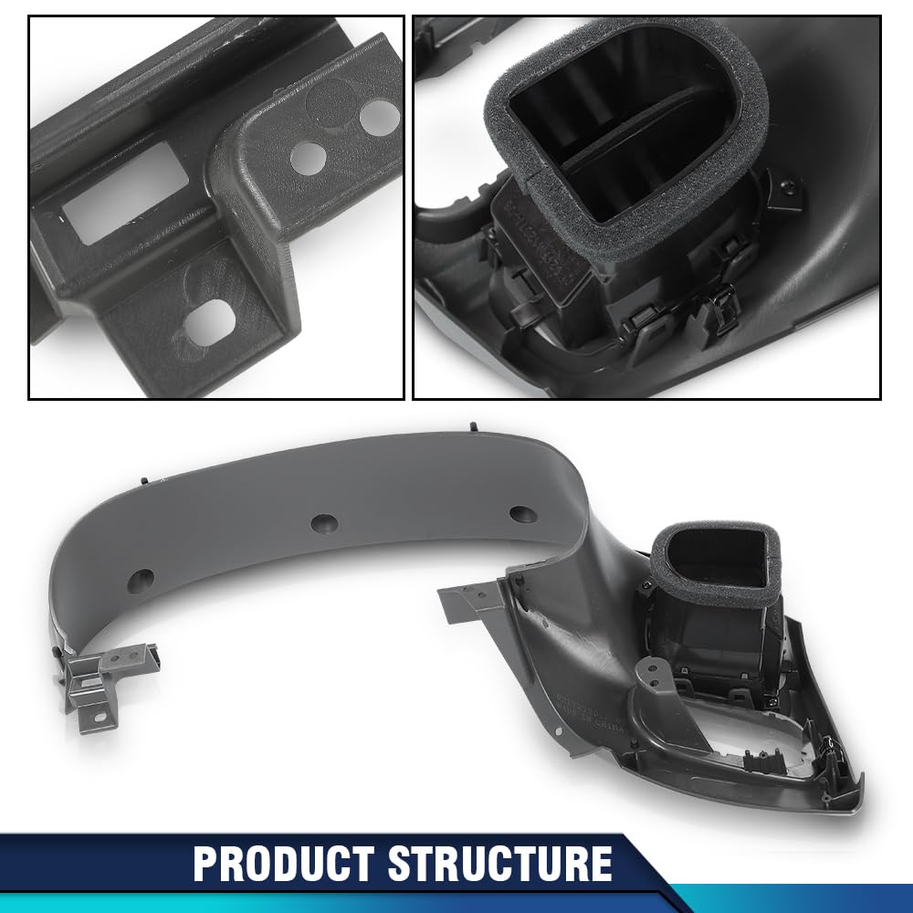 PIT66 Dash Gauge Cluster Bezel Fit Ford F150/Expedition 1997-2003 Gray