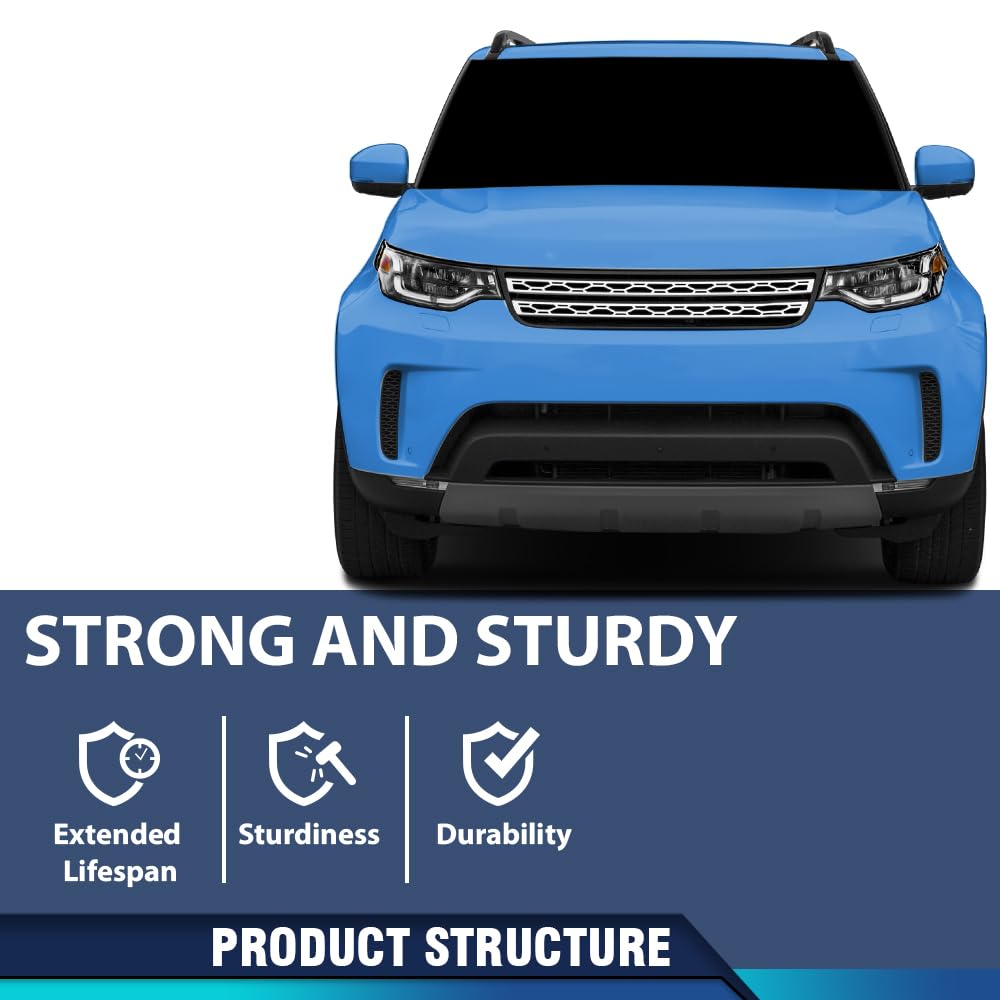 PIT66 Radiator Core Support Rear Deflector Pair Compatible with Land Rover Range Rover 2013-2022, Fit Range Rover Sport 2014-2022, Fit Land Rover Discovery 5 2017-2023 LR034556, LR034578 Black