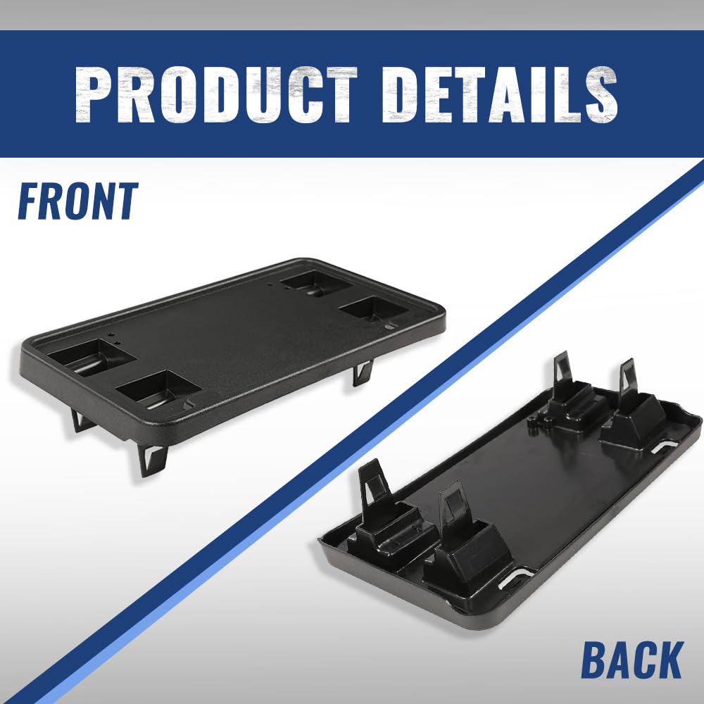 PIT66 Bumper License Plate, Fit 2015-2017 Ford F150