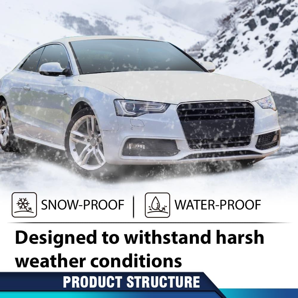 PIT66 Front Bumper Fog Light Grilles Cover Trim Compatible with Audi A5 S-Line S5 2013-2016/Only Fit for S-Line S5 Bumper Models, Not Fit For A5 Basic Version 8T0807681K,8T0807682K Black