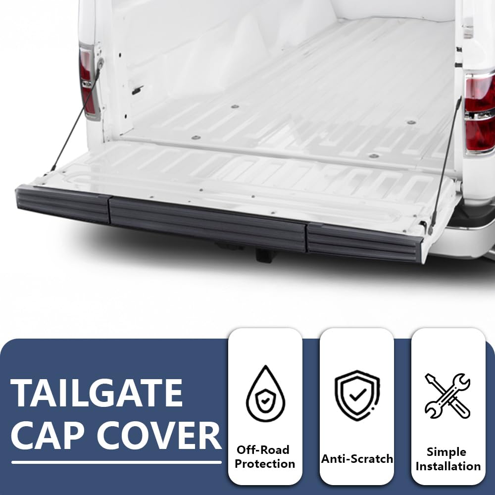 PIT66 3Pack Flex‑Step Tailgate Molding Covers Fit Ford F150 2009‑2014